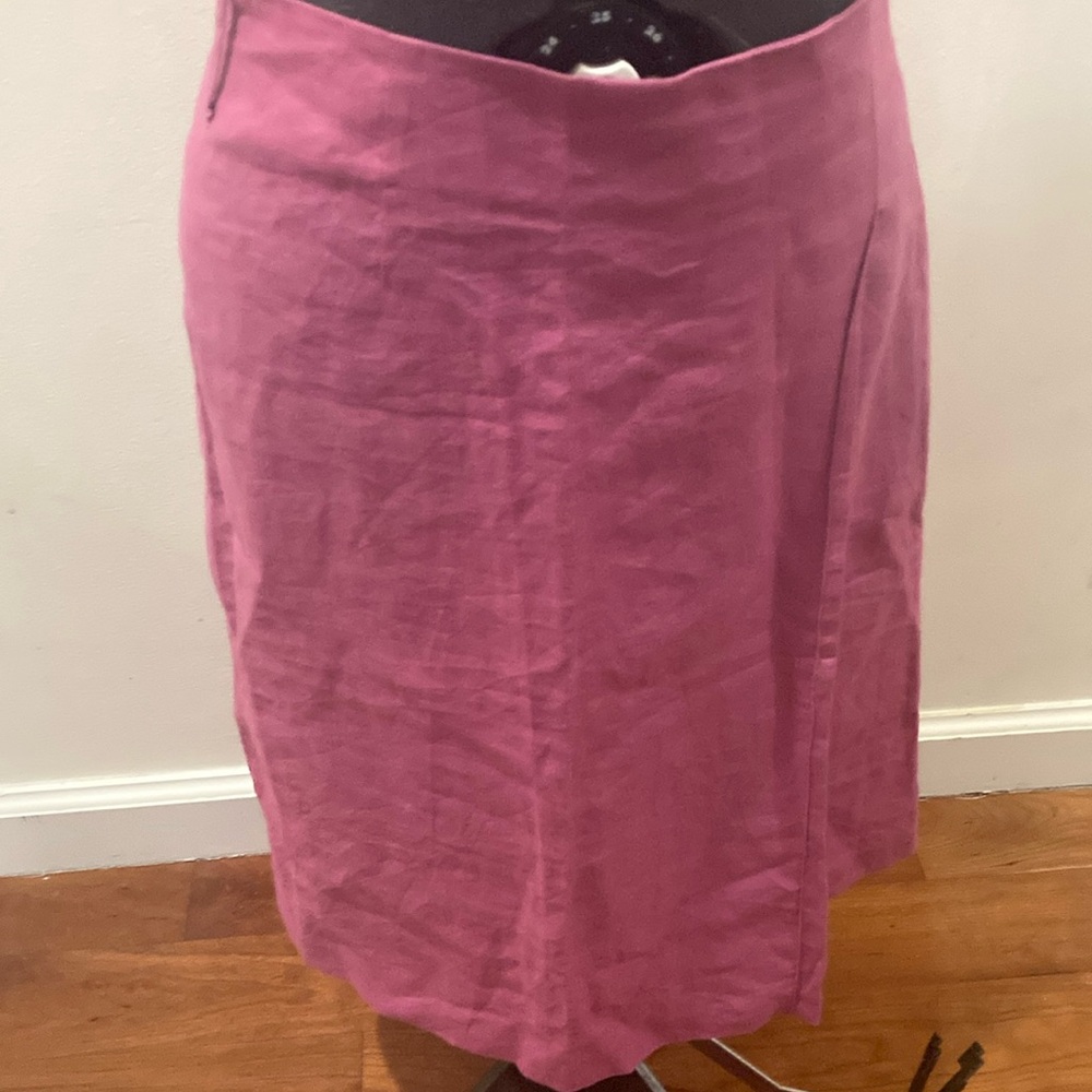 Pleats- France Linen Skirt